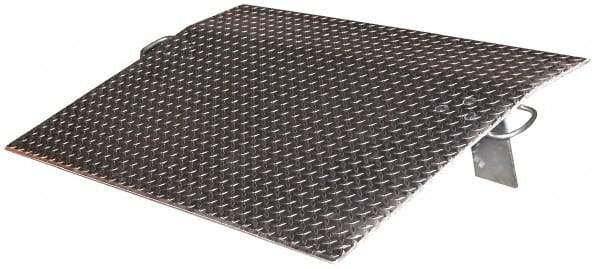 Vestil - 5,100 Lb Aluminum Dock Plate - 30" Long x 36" Wide x 4" High - Exact Tool & Supply