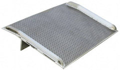 Vestil - 11,000 Lb Aluminum Dock Board - 36" Long x 66" Wide x 5" High - Exact Tool & Supply
