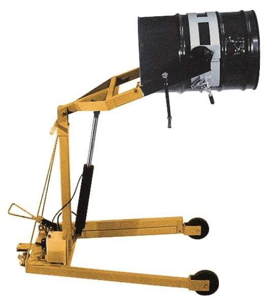 Vestil - 800 Lb Load Capacity, 55 Gal Drum Carrier/Rotator/Boom - For 55 Gal Drums - Exact Tool & Supply