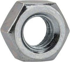 Value Collection - M6x1.00 Metric Coarse Steel Right Hand Hex Nut - 10mm Across Flats, 5mm High, Hot Dipped Galvanized Finish - Exact Tool & Supply