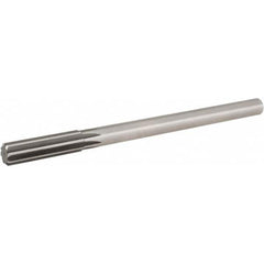 Hertel - 27/32" High Speed Steel 8 Flute Chucking Reamer - Exact Tool & Supply