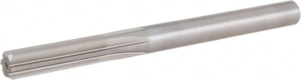 Hertel - 3/8" High Speed Steel 6 Flute Chucking Reamer - Exact Tool & Supply