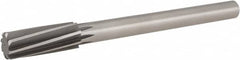 Hertel - 1-1/8" High Speed Steel 8 Flute Chucking Reamer - Exact Tool & Supply