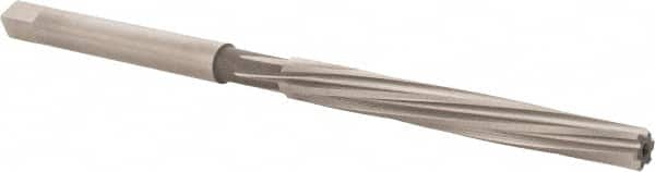 Hertel - 7/32" Diam, Straight Shank, 1.88" Flute, Hand Reamer - Exact Tool & Supply