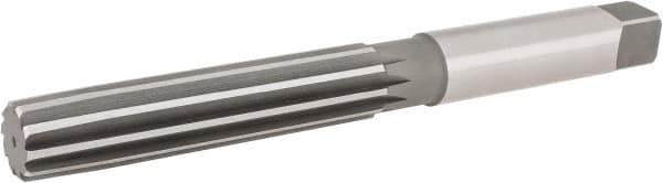 Hertel - 1-3/8" Diam, Straight Shank, 6.31" Flute, Hand Reamer - Exact Tool & Supply
