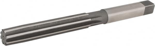 Hertel - 11/16" Diam, Straight Shank, 3.88" Flute, Hand Reamer - Exact Tool & Supply