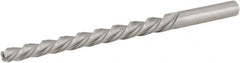 Hertel - #4 Pin, 0.2604" Diam, 0.2071" Small End, 17/64" Diam Straight Shank, 2-9/16" Flute, Taper Pin Reamer - Exact Tool & Supply