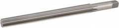 Hertel - #11 Pin, 0.878" Diam, 0.706" Small End, 3/4" Diam Straight Shank, 8-1/4" Flute, Taper Pin Reamer - Exact Tool & Supply