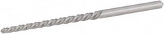 Hertel - #7/0 Pin, 0.0666" Diam, 0.0497" Small End, 5/64" Diam Straight Shank, 13/16" Flute, Taper Pin Reamer - Exact Tool & Supply