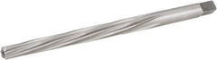Hertel - #0 Pin, 0.1638" Diam, 0.1287" Small End, 11/64" Diam Straight Shank, 1-11/16" Flute, Taper Pin Reamer - Exact Tool & Supply
