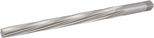 Hertel - #6 Pin, 0.354" Diam, 0.2773" Small End, 23/64" Diam Straight Shank, 3-11/16" Flute, Taper Pin Reamer - Exact Tool & Supply