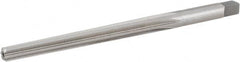 Hertel - #3 Pin, 0.2294" Diam, 0.1813" Small End, 15/64" Diam Straight Shank, 2-5/16" Flute, Taper Pin Reamer - Exact Tool & Supply