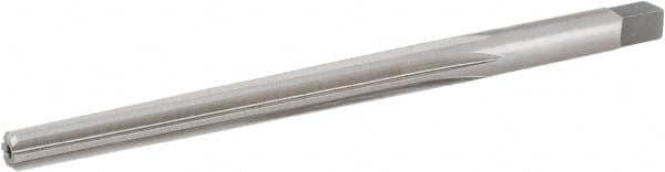 Hertel - #2 Pin, 0.2008" Diam, 0.1605" Small End, 13/64" Diam Straight Shank, 1-15/16" Flute, Taper Pin Reamer - Exact Tool & Supply