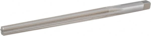 Hertel - #6 Pin, 0.354" Diam, 0.2773" Small End, 23/64" Diam Straight Shank, 3-11/16" Flute, Taper Pin Reamer - Exact Tool & Supply