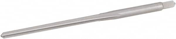 Hertel - #7/0 Pin, 0.0666" Diam, 0.0497" Small End, 5/64" Diam Straight Shank, 13/16" Flute, Taper Pin Reamer - Exact Tool & Supply