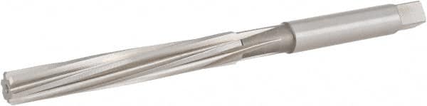 Hertel - 1/4" Diam, Straight Shank, 2" Flute, Hand Reamer - Exact Tool & Supply