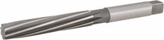 Hertel - 13/16" Diam, Straight Shank, 4.56" Flute, Hand Reamer - Exact Tool & Supply