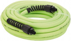 Legacy - 3/8" ID x 0.61" OD 25' Long Multipurpose Air Hose - MNPT x MNPT Ends, 300 Working psi, 150°, 1/4" Fitting, Green - Exact Tool & Supply