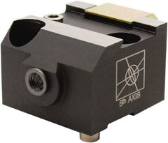 5th Axis - 2,400 Lb Holding Force Single Vise Wedge Clamp - 28 to 32 HRC, 1" Minimum Jaw Spread, 7 Lb/Ft Torque, 1/4-28 x 2 Screw Thread - Exact Tool & Supply