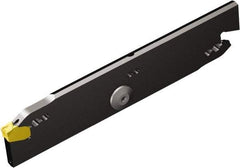 Sandvik Coromant - 1.256" Blade Height, 0.1447" Blade Width, 150mm OAL, Neutral Cut, Double End Indexable Cut-Off Blade - Corocut QD Series - Exact Tool & Supply