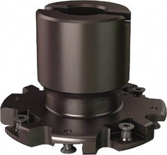 Seco - Shell Mount Connection, 0.8071" Cutting Width, 0.807" Depth of Cut, 3" Cutter Diam, 3/4" Hole Diam, 8 Tooth Indexable Slotting Cutter - R335.19 Toolholder, 335.19-1205 Insert - Exact Tool & Supply