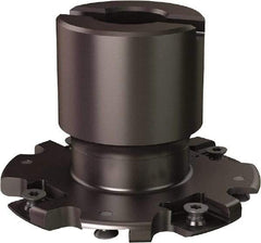 Seco - Shell Mount Connection, 0.8071" Cutting Width, 0.807" Depth of Cut, 3" Cutter Diam, 3/4" Hole Diam, 8 Tooth Indexable Slotting Cutter - R335.19 Toolholder, 335.19-1204 Insert - Exact Tool & Supply