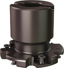 Seco - Shell Mount Connection, 0.5551" Cutting Width, 0.555" Depth of Cut, 2-1/2" Cutter Diam, 3/4" Hole Diam, 6 Tooth Indexable Slotting Cutter - R335.19 Toolholder, 335.19-1205 Insert - Exact Tool & Supply