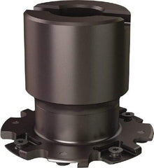 Seco - Shell Mount Connection, 0.5591" Cutting Width, 0.559" Depth of Cut, 2-1/2" Cutter Diam, 3/4" Hole Diam, 8 Tooth Indexable Slotting Cutter - R335.19 Toolholder, 335.19-1102 Insert - Exact Tool & Supply
