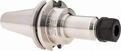 Parlec - 0.5mm to 10mm Capacity, 4" Projection, CAT40 Taper Shank, ER16 Collet Chuck - 6.69" OAL - Exact Tool & Supply