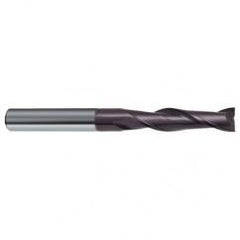 12mm Dia. x 150mm Overall Length 2-Flute Square End Solid Carbide SE End Mill-Round Shank-Center Cut-Firex - Exact Tool & Supply