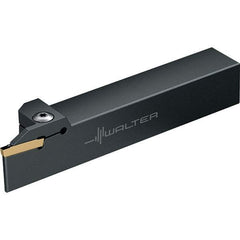 Walter - G1011, External, Left Hand, 32mm Max Depth of Cut, 4mm Min Groove Width, Indexable Grooving Tool Holder - GX24-3E4/F4.. Insert Compatibility, 25mm Shank Height, 0.984" Shank Width, 165mm OAL, Through Coolant - Exact Tool & Supply