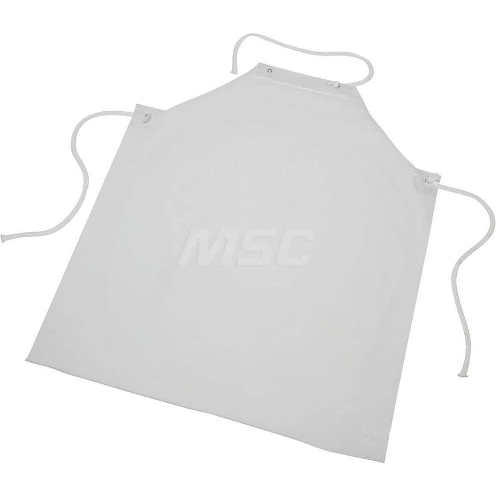 Ability One - Aprons; Garment Style: Bib Apron ; Garment Type: Disposable ; Garment Length (Inch): 42 ; Garment Size: 34" x 42" ; Color: Clear ; Material: Nylon - Exact Tool & Supply