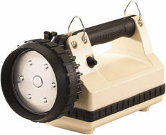 Streamlight - LED Bulb, 615 Lumens, Spotlight/Lantern Flashlight - Beige Plastic Body, 1 6V Battery Included - Exact Tool & Supply
