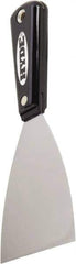 Hyde Tools - Flexible High Carbon Steel 1-Edge Scraper - 3-1/2" Blade Width, Nylon Handle - Exact Tool & Supply