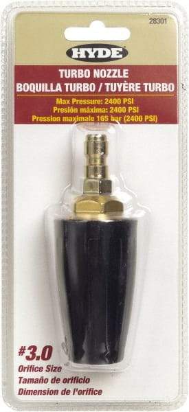 Hyde Tools - 4,000 psi Spray, Pressure Washer Pressure Washer Nozzle - 1.07mm Orifice Diam - Exact Tool & Supply