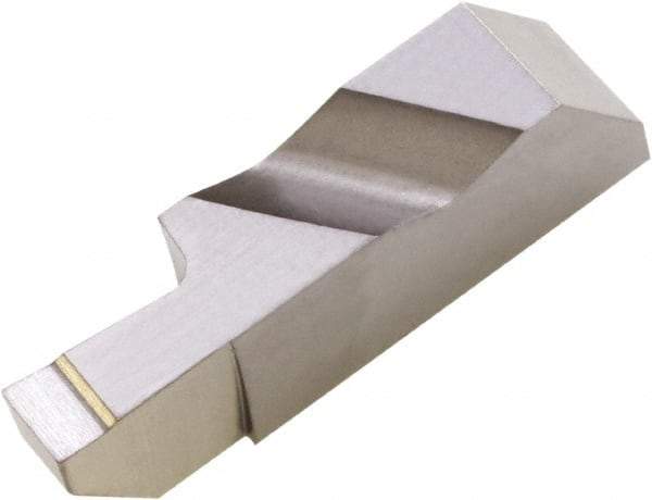 Kyocera - 3094KCGDP Grade TC40, 0.0941" Cutting Width Cermet Grooving Insert - 1/4" Max Depth of Cut, Right Hand, 0.2mm Corner Radius, Uncoated - Exact Tool & Supply