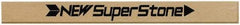 Value Collection - Flat Ceramic Finishing Stick - 40mm Long x 1mm Wide x 4mm Thick, 180 Grit - Exact Tool & Supply