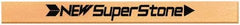 Value Collection - Flat Ceramic Finishing Stick - 40mm Long x 1mm Wide x 4mm Thick, 400 Grit - Exact Tool & Supply