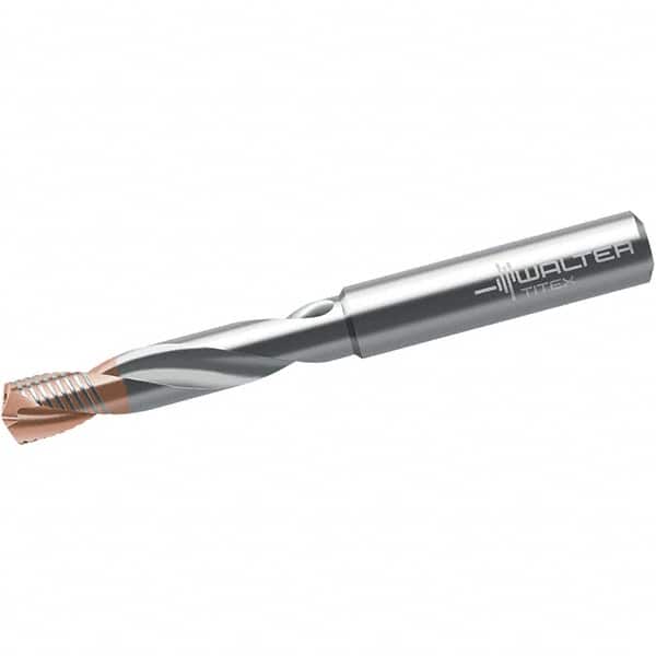 Walter-Titex - 10mm 140° Spiral Flute Solid Carbide Screw Machine Drill Bit - Exact Tool & Supply