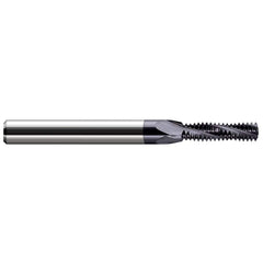 Harvey Tool - 4-40 Internal 40 TPI 1/8" Shank 3-Flute Solid Carbide Helical Flute Thread Mill - Exact Tool & Supply