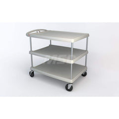 Metro - Carts; Type: Utility ; Load Capacity (Lb.): 500.000 ; Number of Shelves: 3 ; Width (Inch): 27-11/16 ; Length (Inch): 40-1/4 ; Height (Inch): 36-7/8 - Exact Tool & Supply