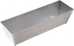 Hyde Tools - 12" Mud Hawk/Pan for Drywall/Plaster Repair - Galvanized Steel - Exact Tool & Supply