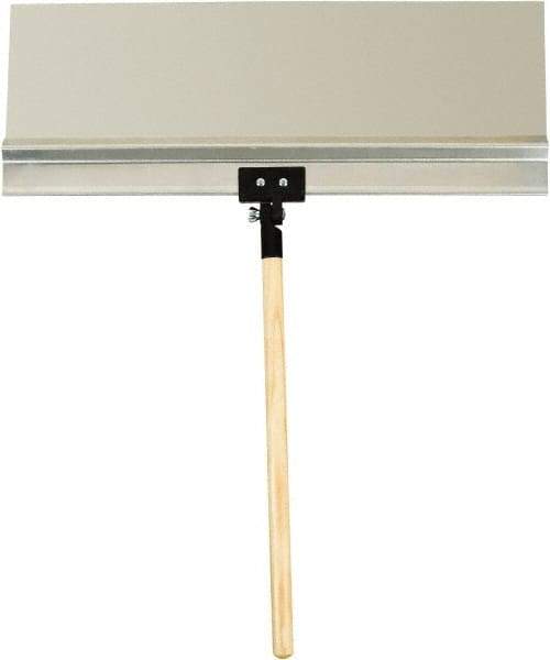 Hyde Tools - 24" Wide Flexible Blade Aluminum Painters Assistant - Stiff, Wood Handle - Exact Tool & Supply