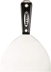 Hyde Tools - 6" Wide Flexible Blade Carbon Steel Joint Knife - Flexible, Nylon Handle - Exact Tool & Supply