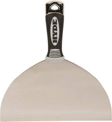 Hyde Tools - 8" Wide Flexible Blade Stainless Steel Joint Knife - Flexible, Plastic Handle - Exact Tool & Supply