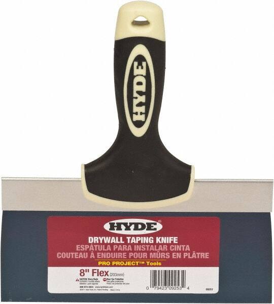 Hyde Tools - 8" Wide Flexible Blade Steel Joint Knife - Flexible - Exact Tool & Supply