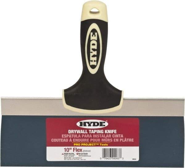 Hyde Tools - 10" Wide Flexible Blade Steel Joint Knife - Flexible - Exact Tool & Supply