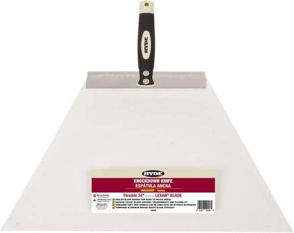 Hyde Tools - 24" Wide Flexible Blade Aluminum Joint Knife - Flexible - Exact Tool & Supply