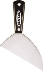 Hyde Tools - 6" Wide Point Edge Blade Steel Joint Knife - Stiff, Nylon Handle - Exact Tool & Supply