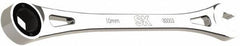 SK - 10mm 6 Point Combination Wrench - 7-3/4" OAL, Steel, Full Polish Finish - Exact Tool & Supply